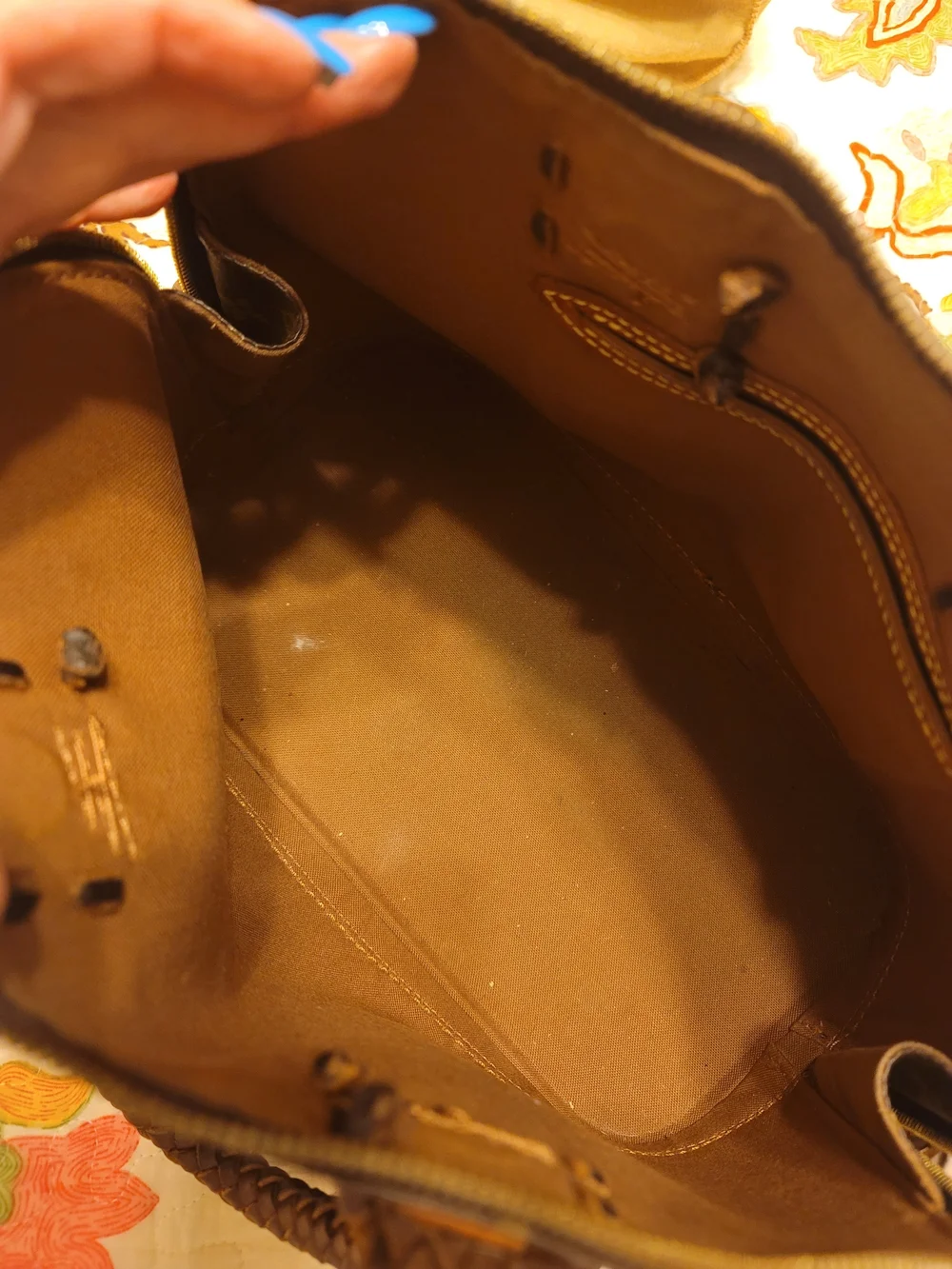Louis Vuitton Brown Monogram Braided Fringe Satchel